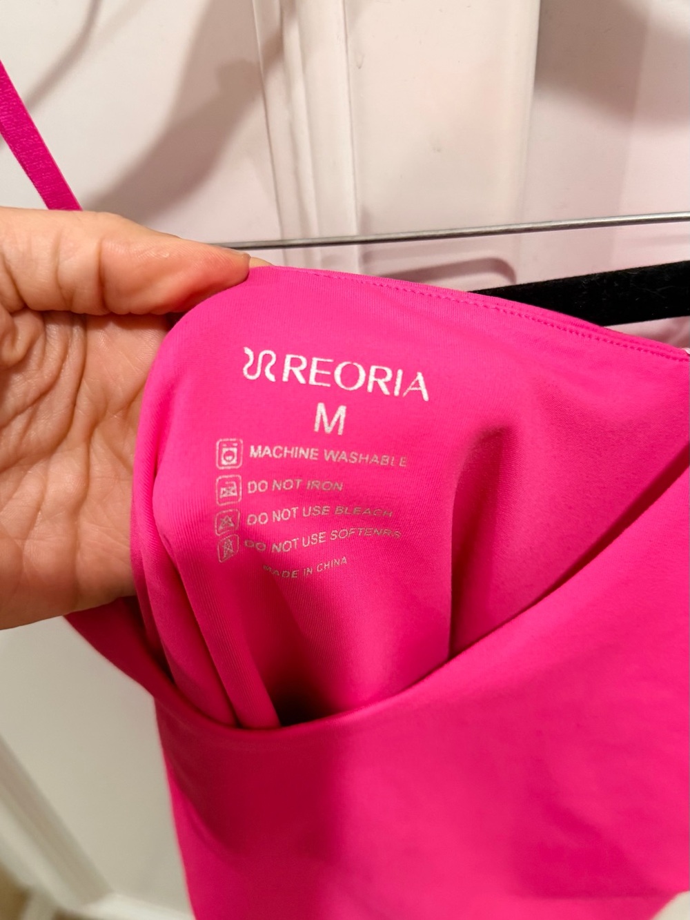 ReoRia Vibrant Hot Pink Scoop Neck Bodysuit - Picture 2 of 3